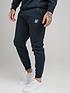 sik-silk-muscle-fit-jogger-navyfront