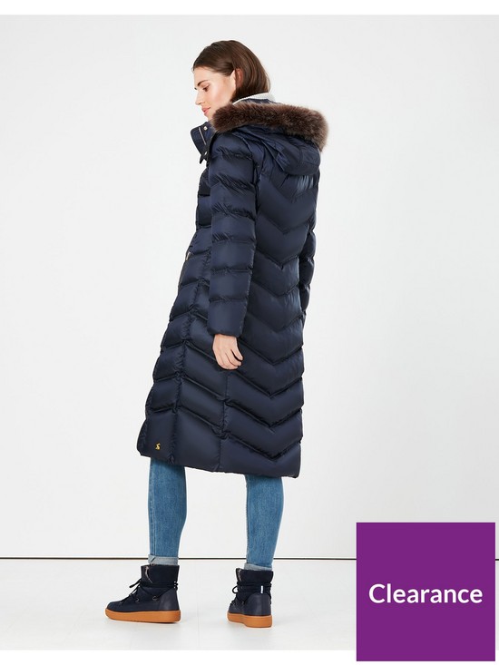 stillFront image of joules-amesbury-long-padded-coat-navy