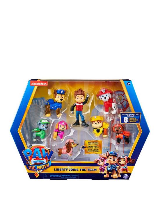 front image of paw-patrol-movie-figure-gift-set