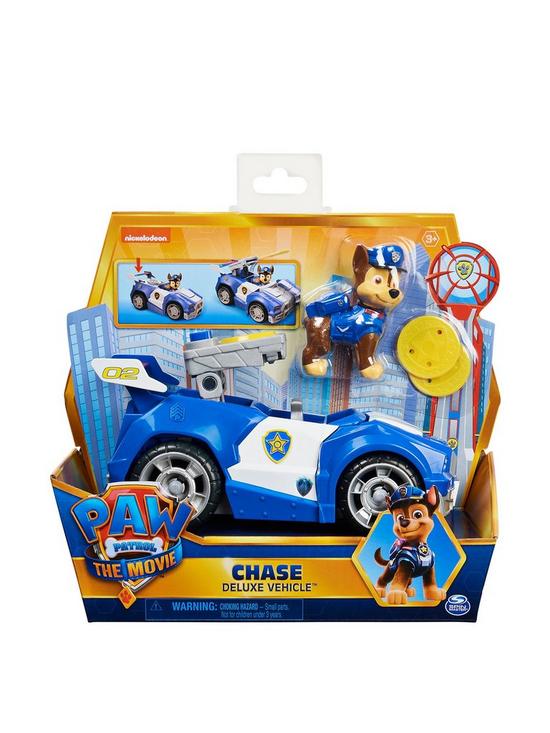 front image of paw-patrol-movie-themed-vehicles-chase