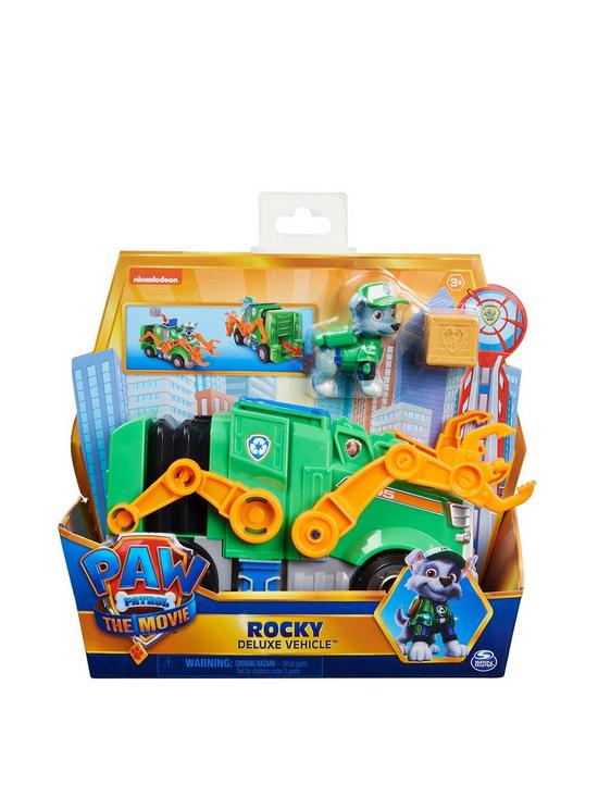 front image of paw-patrol-movie-themed-vehicles-rocky