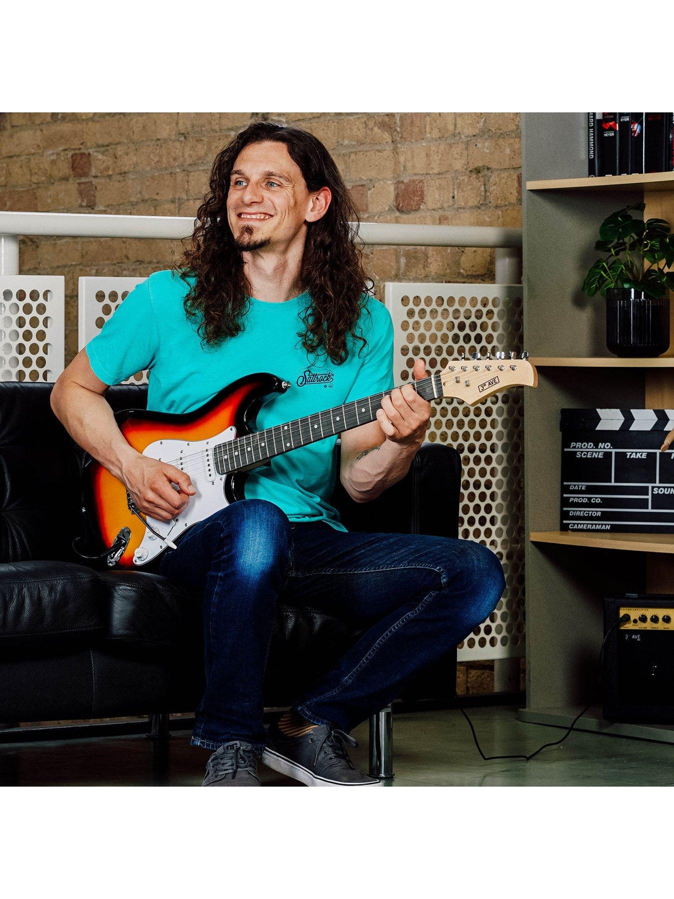 Image 5 of 6 of 3rd Avenue Full Size 4/4 Electric Guitar Ultimate Kit with Amp - 6 Months FREE Lessons - Sunburst