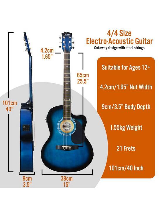 stillFront image of 3rd-avenue-cutaway-electro-acoustic-guitar-pack-blueburst