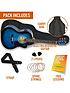  image of 3rd-avenue-cutaway-electro-acoustic-guitar-pack-blueburst