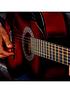  image of 3rd-avenue-full-size-classical-guitar-pack-redburst