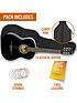  image of 3rd-avenue-34-size-classical-guitar-pack-black