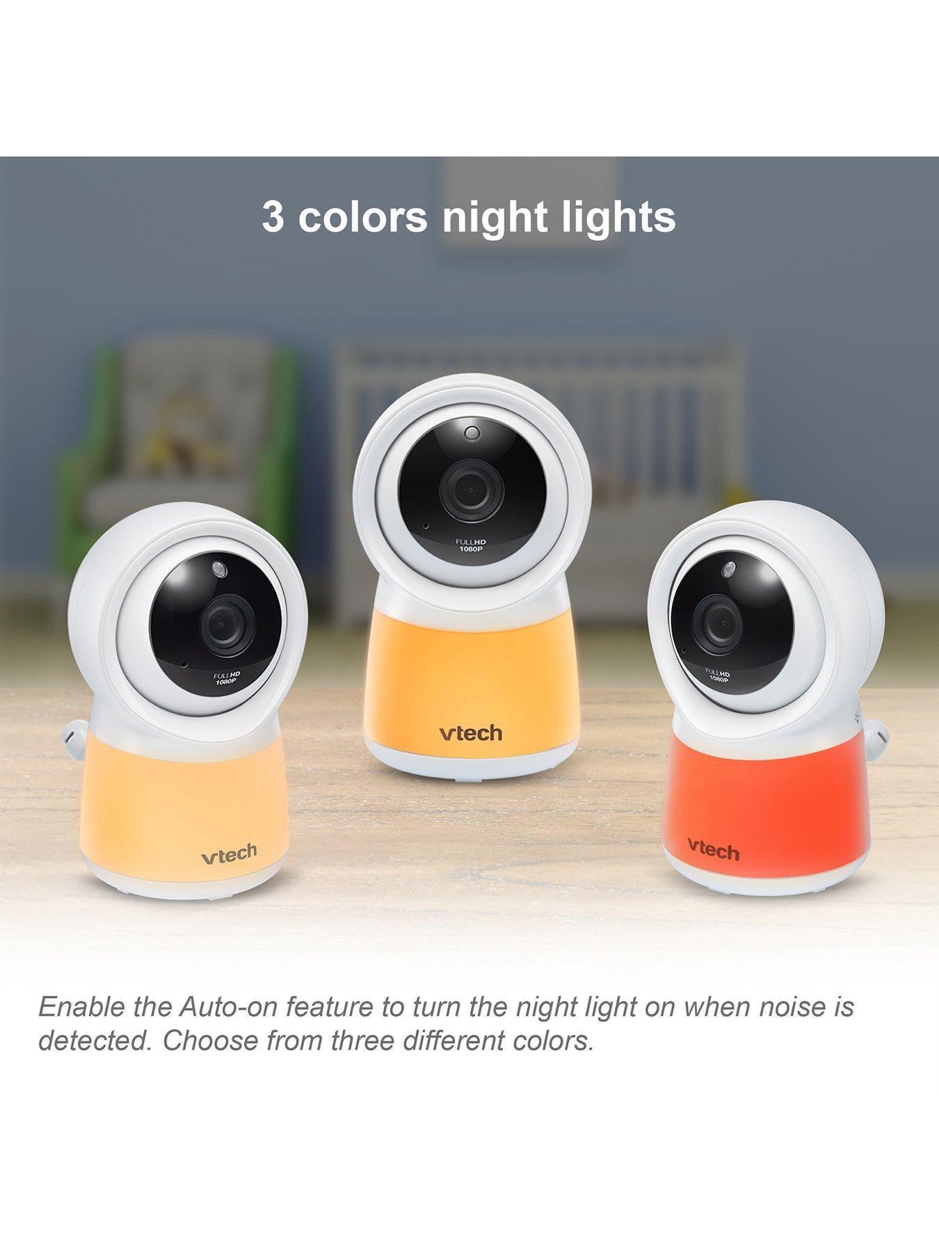 Image 4 of 7 of VTech Smart 5-inch Hd Screen Wi-Fi Baby Video Monitor with Night Light