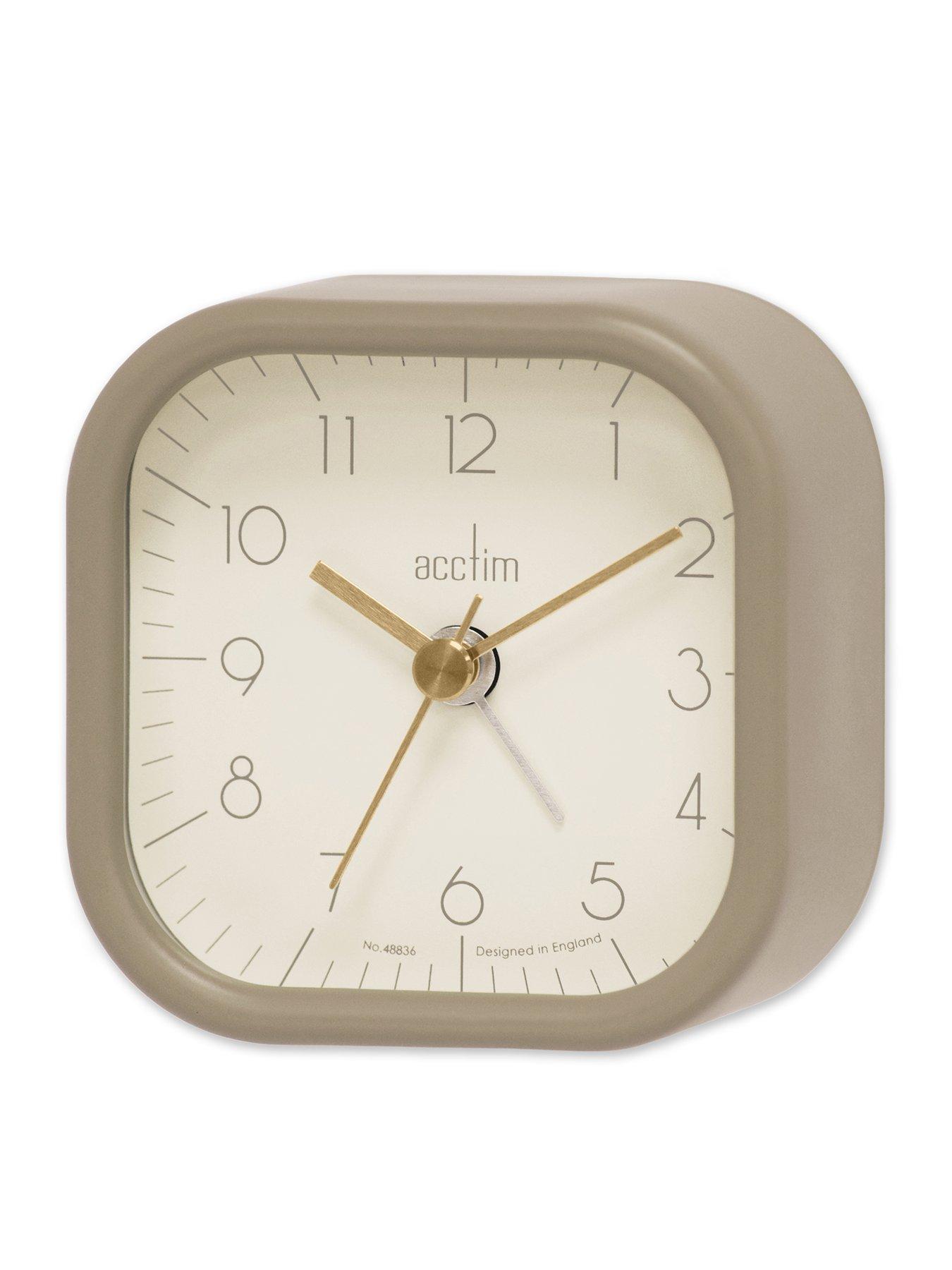 Acctim Clocks Zak Ii Taupe Alarm Clock