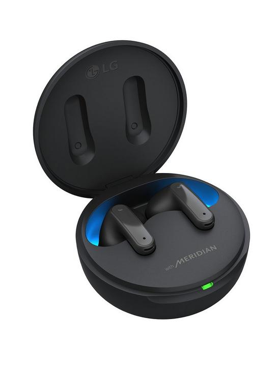 stillFront image of lg-tone-free-ufp5-enhanced-active-noise-cancelling-true-wireless-bluetooth-earbuds-with-meridian-sound-immersive-3d-sound-black