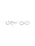  image of simply-silver-simply-silver-sterling-silver-925-mini-infinity-stud-earrings