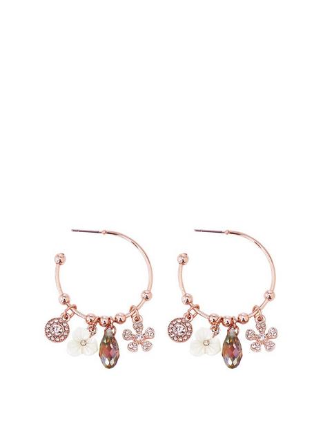 mood-gold-plated-silver-charm-detail-hoop-earrings