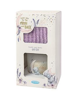 me-to-you-tatty-teddy-moon-back-candle-sock-gift-set