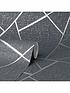  image of fine-dcor-fine-decor-quartz-fractal-navy-silver-glitter-wallpaper