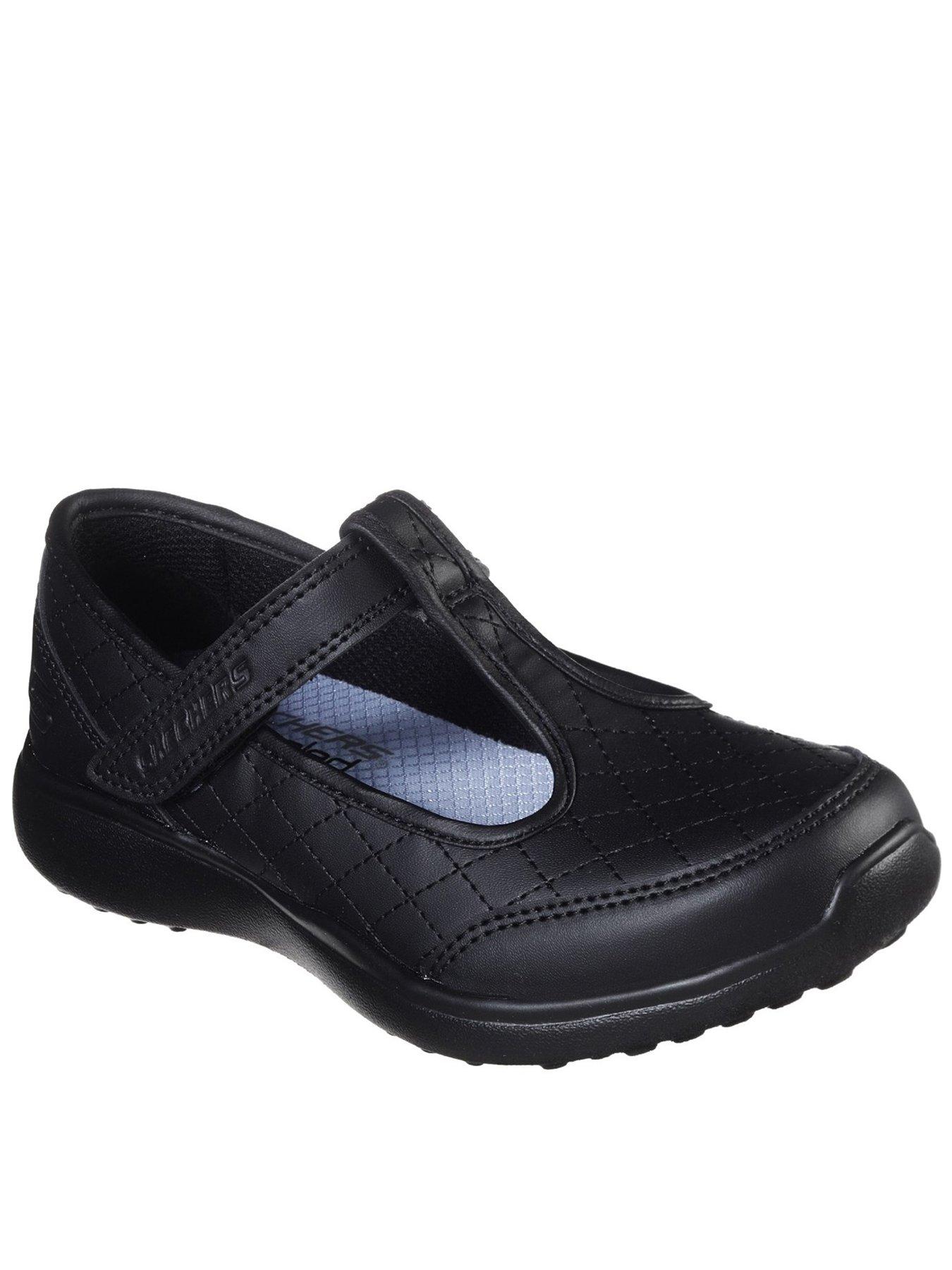 skechers black shoes 9.5