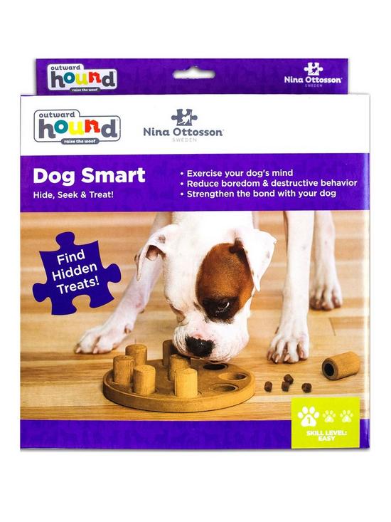front image of nina-ottosson-level-1-dog-smart-composite-interactive-puzzle-toy-for-dogs