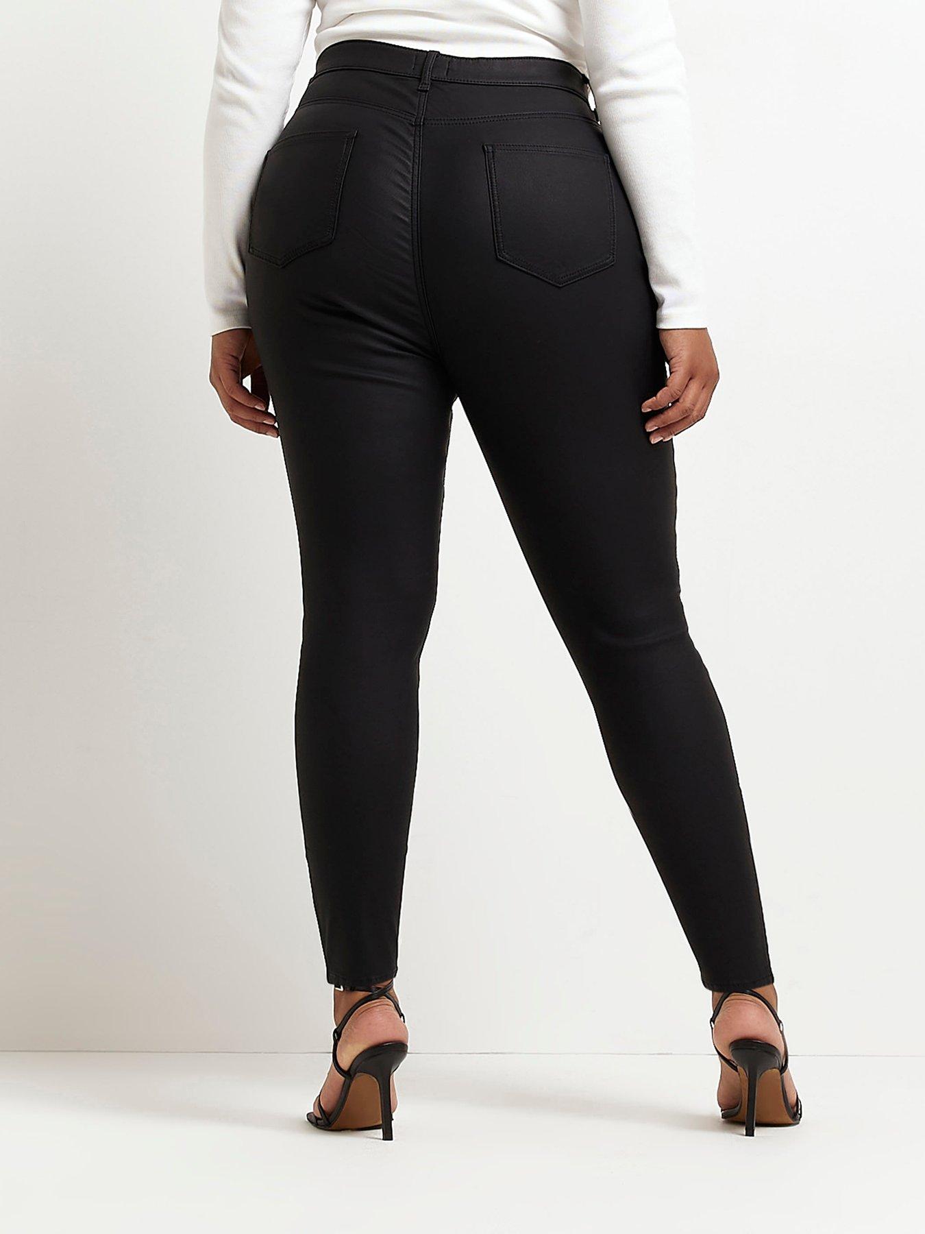 Coated Mid-Rise Jeggings, FatFace