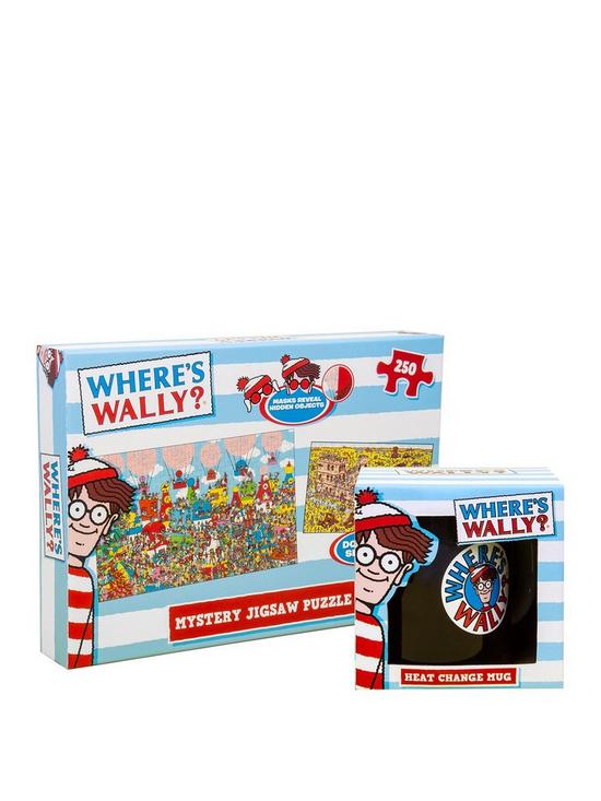 front image of wheres-wally-heat-changing-mug-amp-wheres-wally-double-sided-mystery-jigsawnbsppuzzle-250pcs