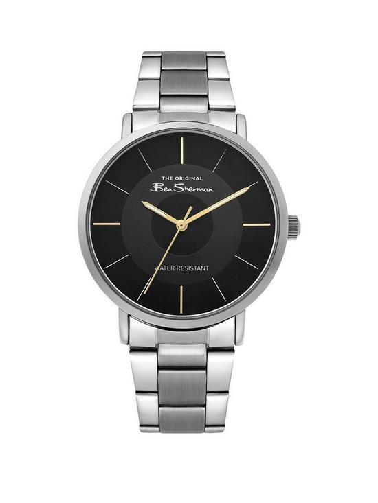 front image of ben-sherman-mens-silver-bracelet-stainless-steel-watch