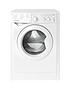  image of indesit-iwc81283wukn-8kg-load-1200-spin-washing-machine-white