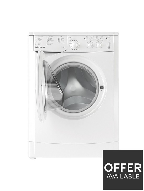 stillFront image of indesit-iwc81283wukn-8kg-load-1200-spin-washing-machine-white