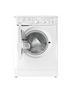  image of indesit-iwc81283wukn-8kg-load-1200-spin-washing-machine-white