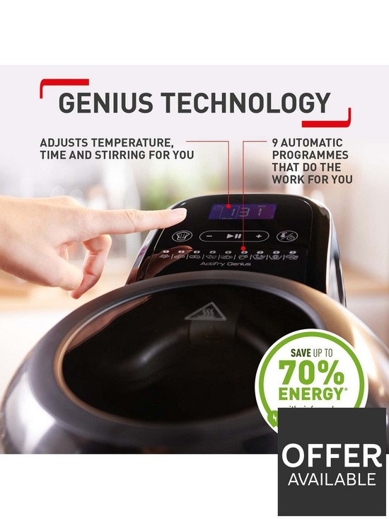 stillFront image of tefal-actifry-genius-air-fryer-with-9-auto-cooking-programs-12kg
