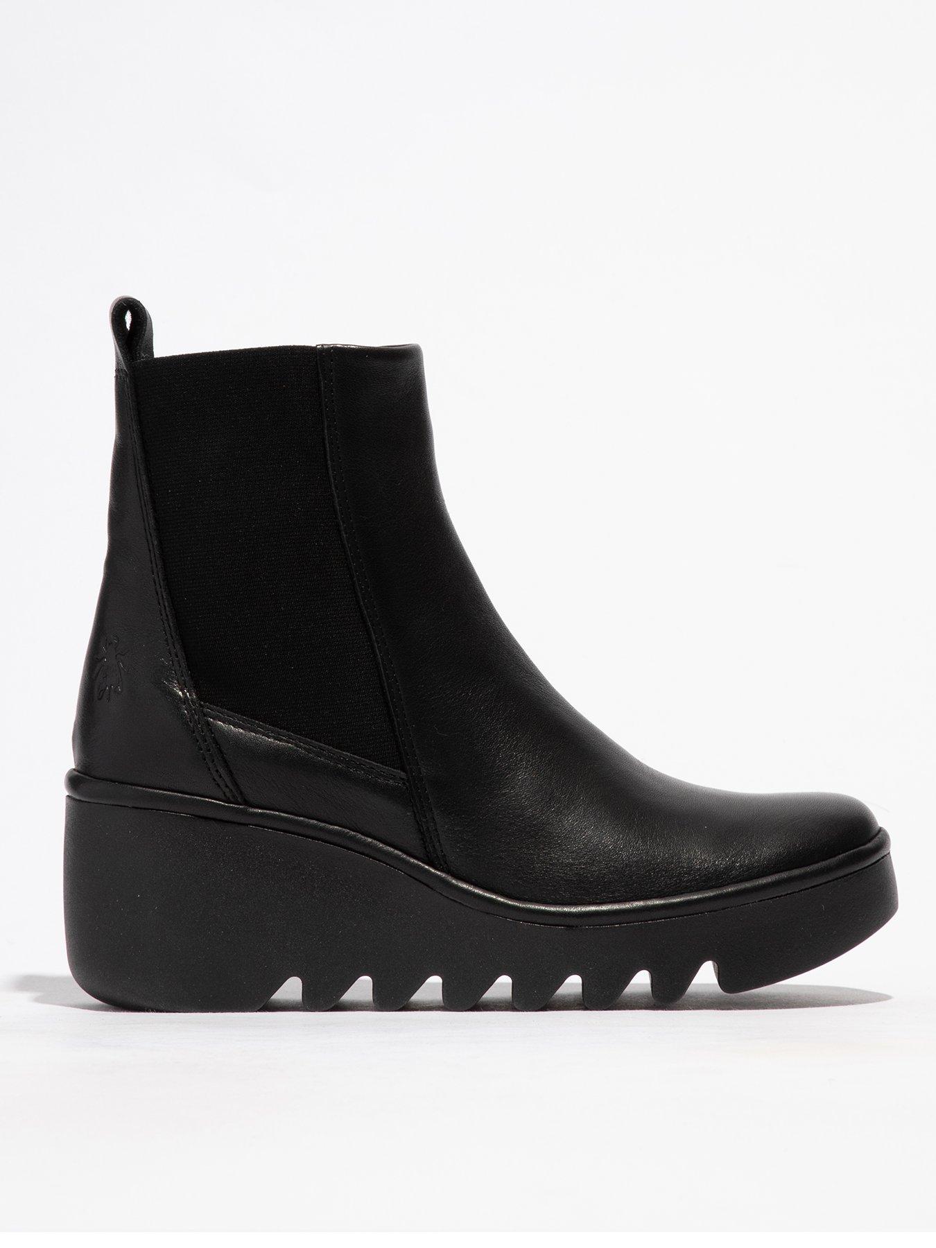 undefined Bagu Wedge Chelsea Boots - Black