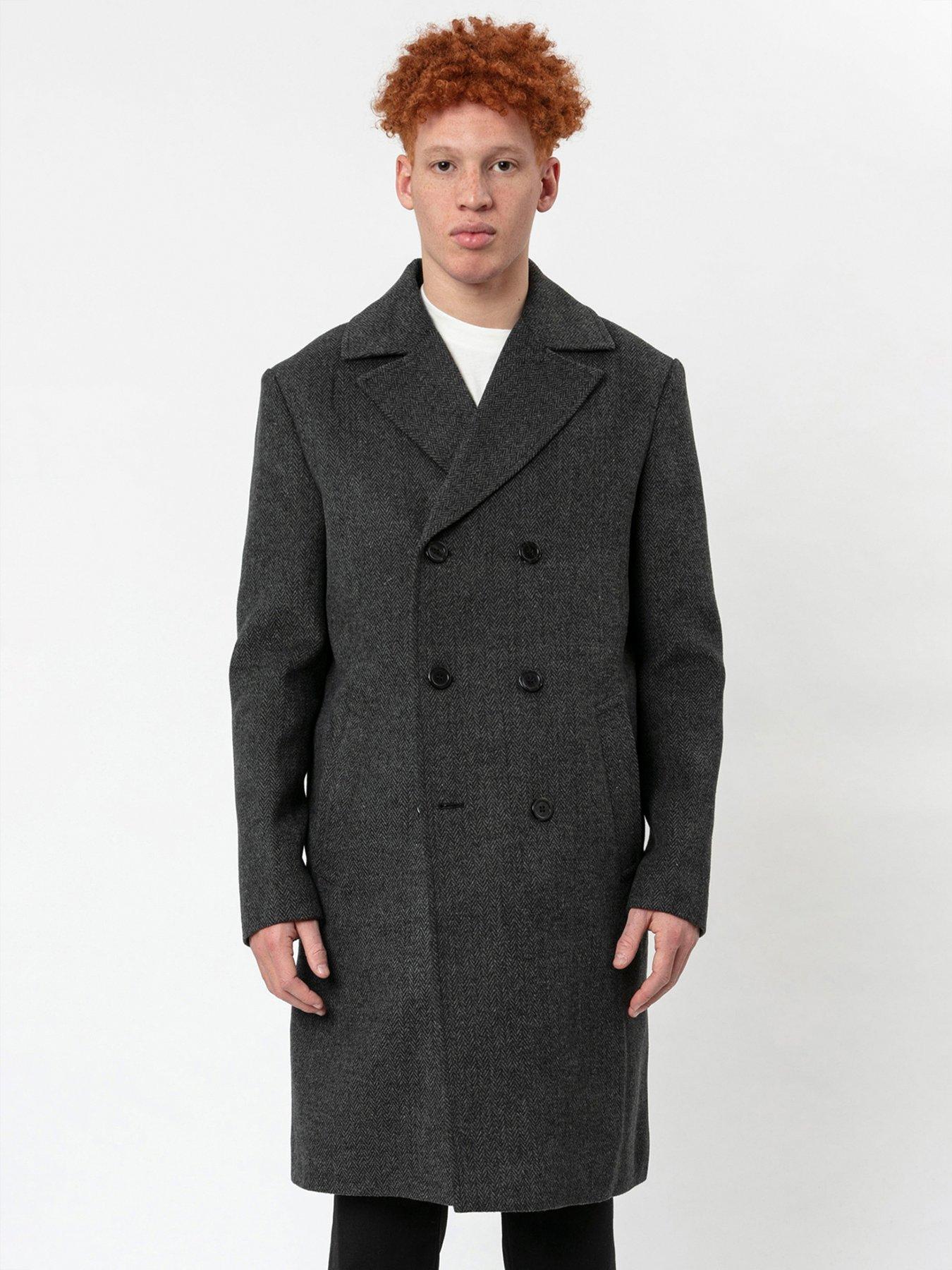 mens grey mac jacket