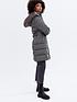  image of new-look-grey-belted-paddednbsplong-jacket