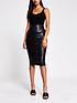  image of river-island-faux-leather-pencil-skirt-black