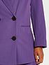  image of ri-plus-structured-blazer-purple