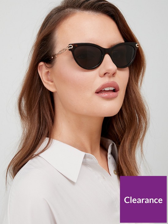 front image of mulberry-cat-eye-sunglasses-havana