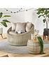  image of very-home-majorca-snuggle-seat-and-side-table-set