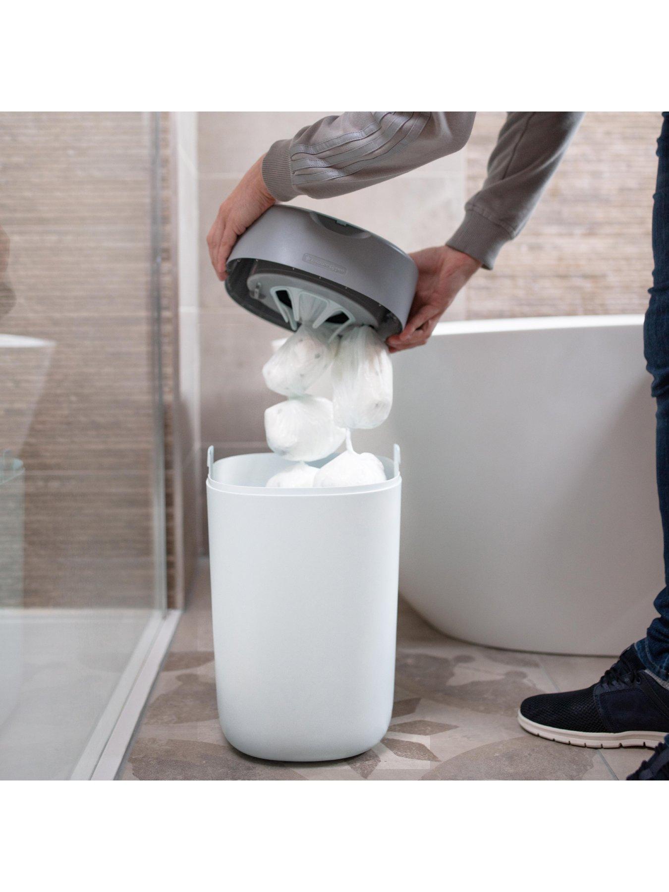 Tommee Tippee Twist And Click Advanced Nappy Bin - Secchio Per Pannolini Con Chiusura Ermetica, Include 1 Ricarica, Bianco