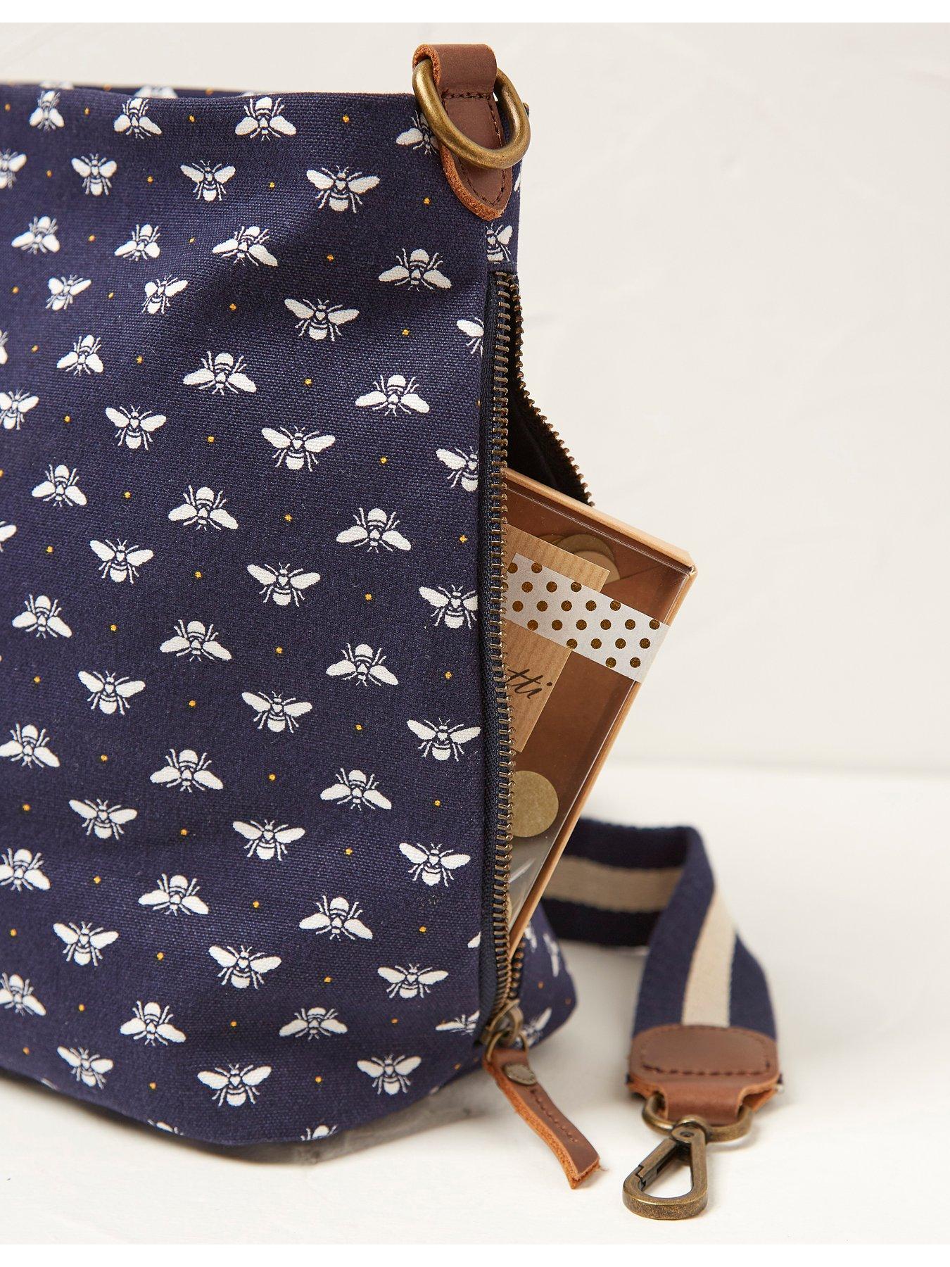 FatFace Bee Crossbody Bag Navy