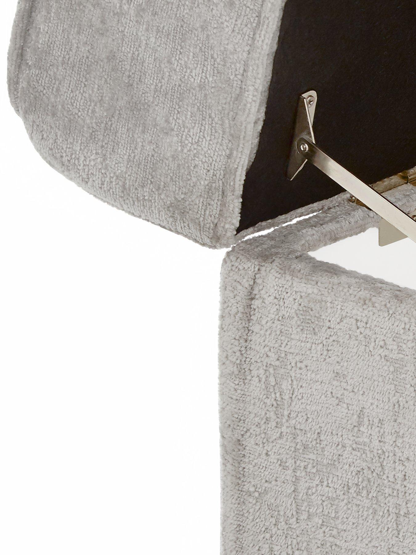 Image 6 of 7 of Very Home Chicago Deluxe Fabric Storage Footstool&nbsp;- Made to Order in the UK