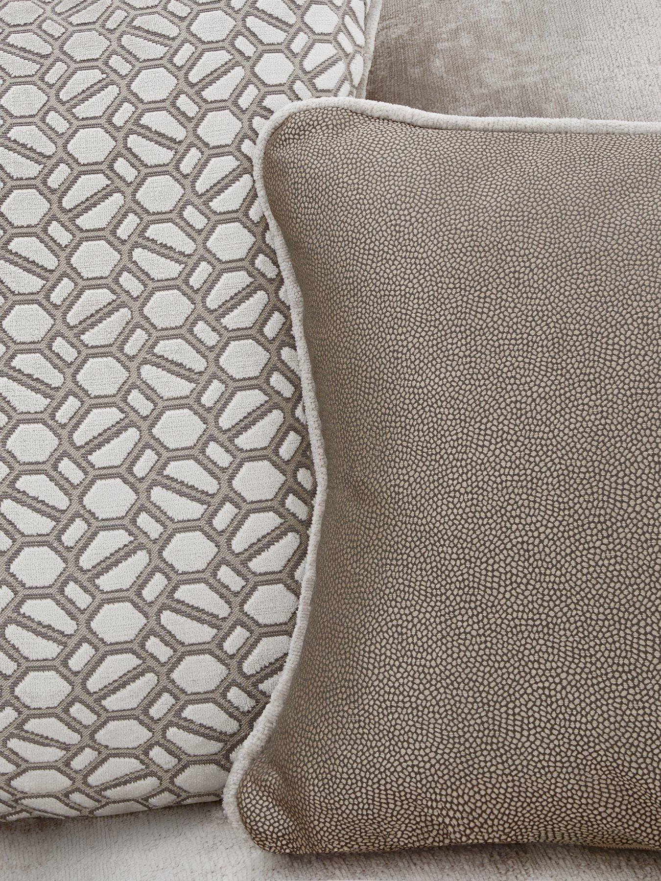 Image 5 of 5 of Very Home Chicago Deluxe Fabric Right Hand Scatter Back Corner Sofa with Footstool&nbsp;- Made to Order in the UK