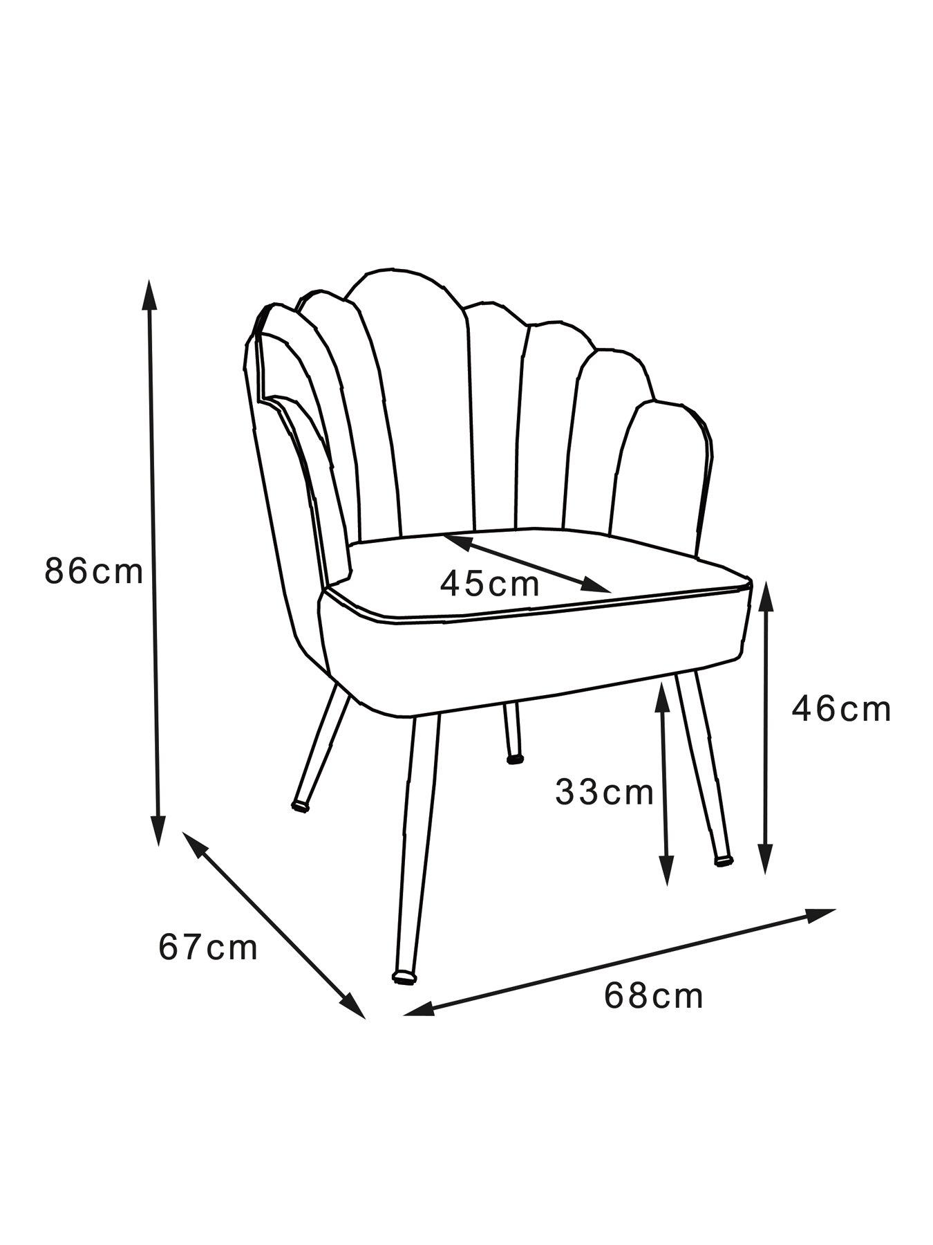Image 6 of 7 of Very Home Kiera Fabric Accent Chair&nbsp;- FSC&reg; Certified