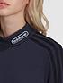  image of adidas-originals-vintage-sports-cropped-long-sleeve-high-neck-top-navy