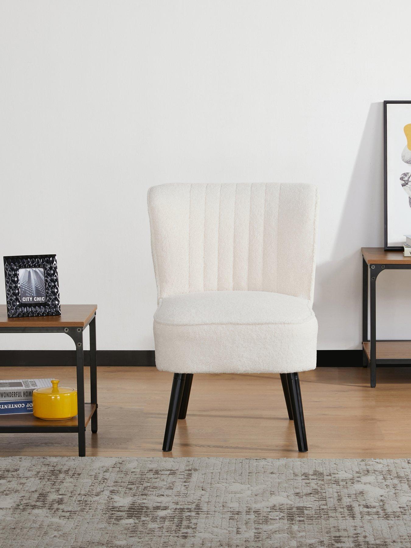 The Very Collection Poppy Fabric Boucle Chair - FSC® Certified