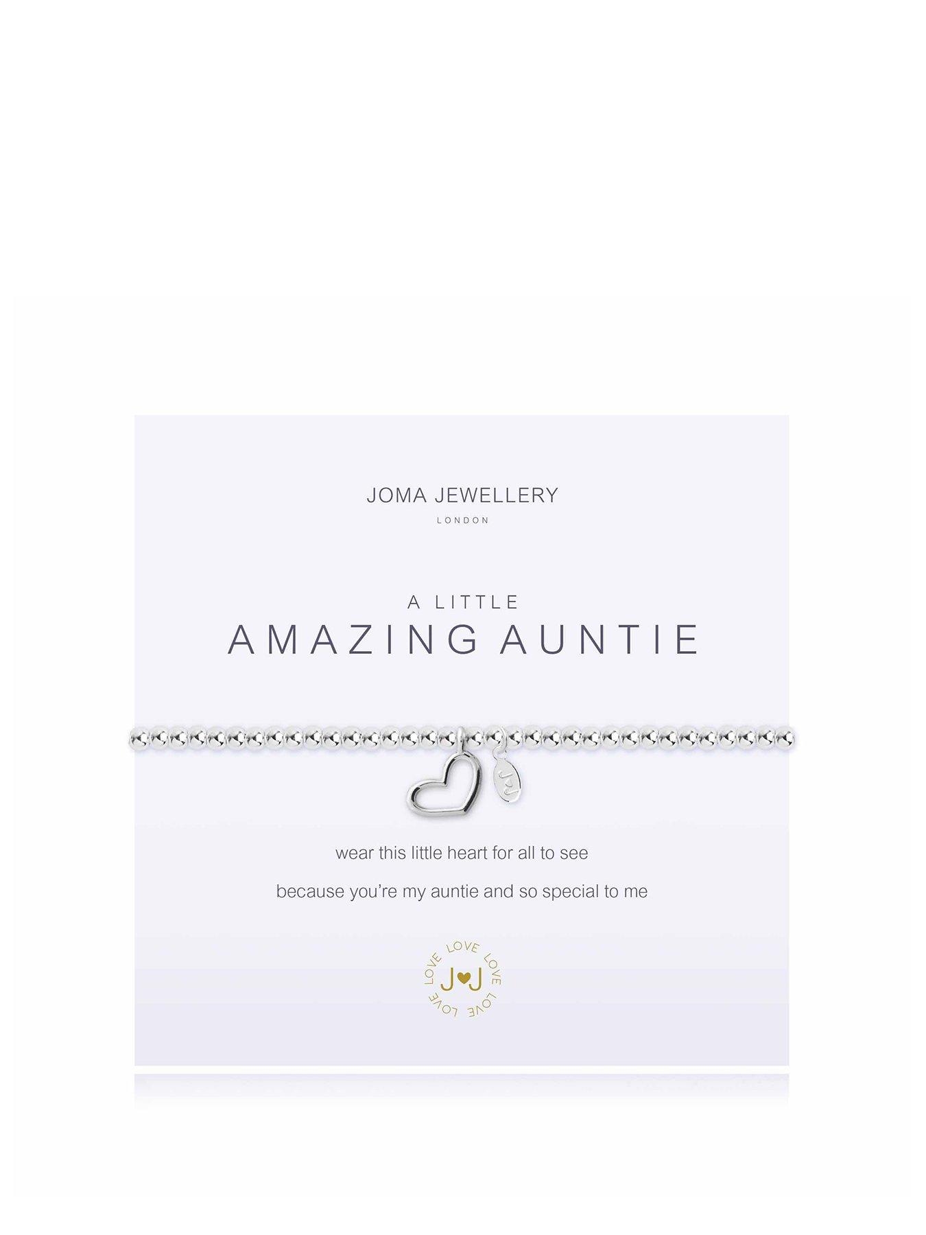 Image 1 of 3 of Joma Jewellery A Little Amazing Auntie Bracelet - Silver Plated