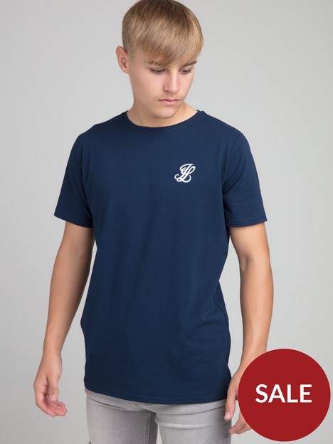 illusive-london-boys-core-straight-t-shirt-navy