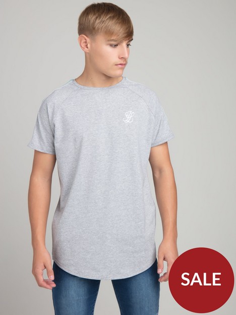 illusive-london-boys-signature-tape-t-shirt-light-grey-marl