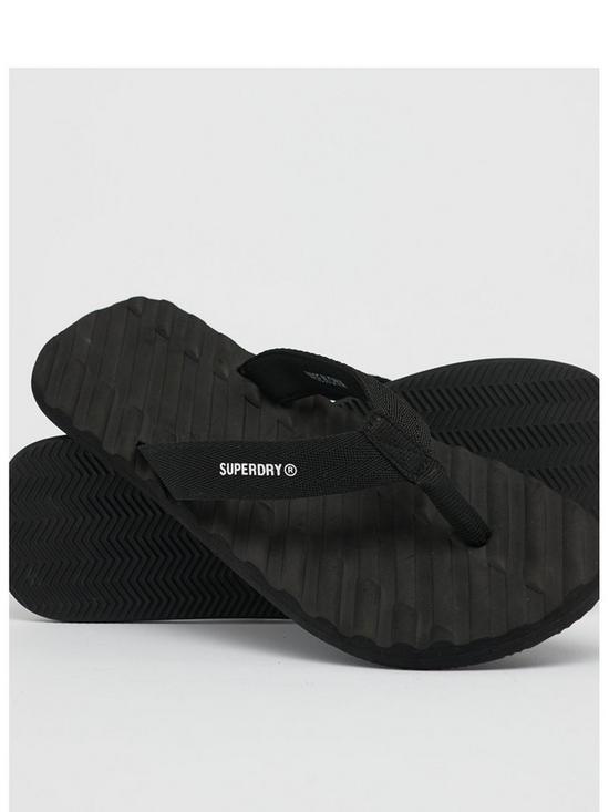stillFront image of superdry-swim-flip-flop-black