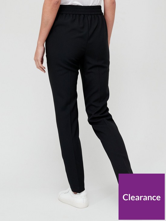 stillFront image of v-by-very-tab-detail-tailored-leg-trouser-black