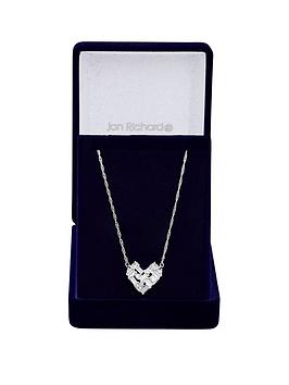 jon-richard-jon-richard-rhodium-plate-cubic-zirconia-mixed-stone-heart-pendant