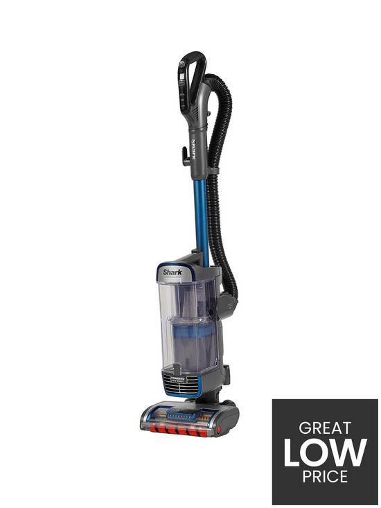 front image of shark-anti-hair-wrap-upright-vacuum-cleaner-with-powered-lift-away-amp-truepet-nz850ukt