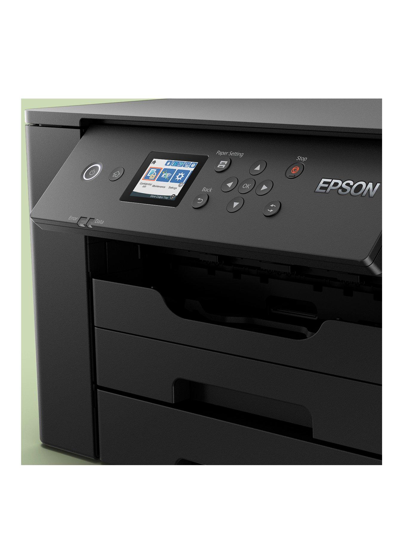 Image 2 of 7 of Epson Workforce WF-7310DTW A3+ printer with dual paper tray