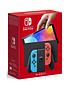  image of nintendo-switch-oled-consolenbsp--neon-blueneon-red