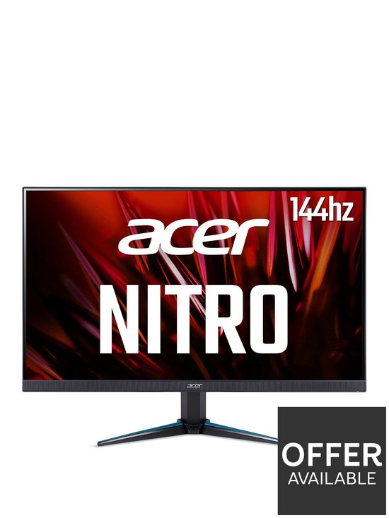 front image of acer-nitro-vg270upbmiipx-27in-wqhd-zeroframe-freesync-144hz-1ms-350nits-ips-led-black-acer-ecodisplay-gaming-monitor